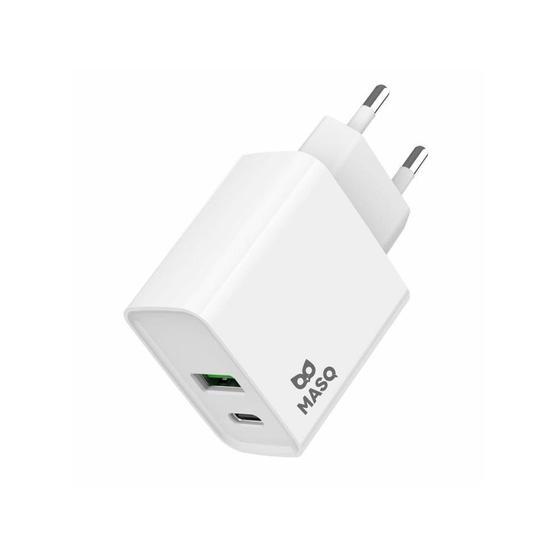 Masq 20W Dual Port Type-C+USB-A Adaptörü Şarj Cihazları & Kitler Fiyatı