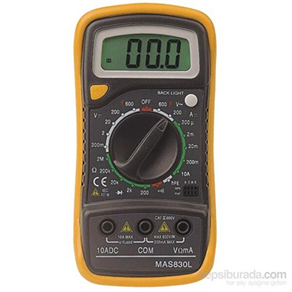 Mastech 830 L Multimetre Mas Diğer Test ve Ölçüm Cihazları Fiyatı