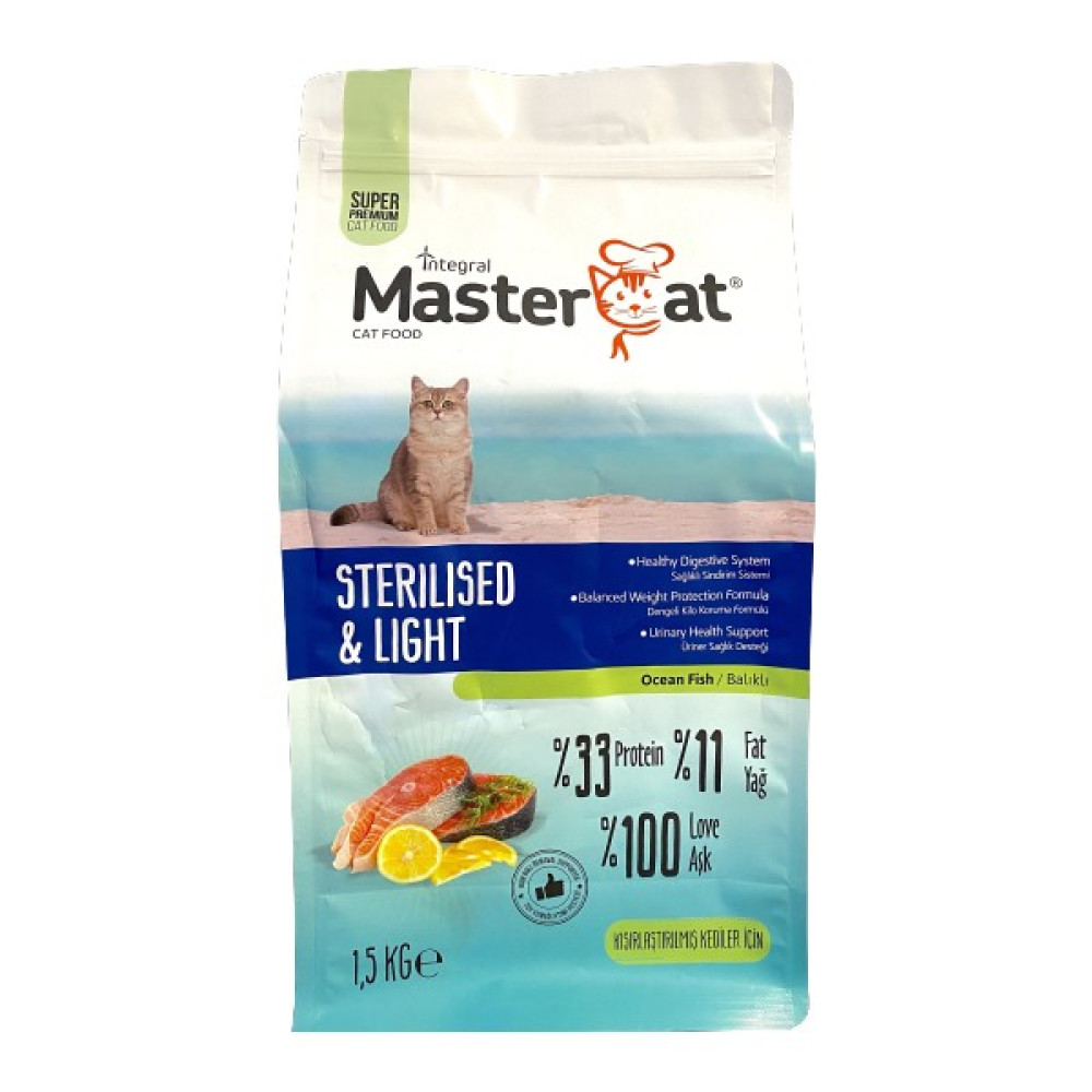 Master Cat Mastercat Balıklı Kısırlaştırılmış & Light Kedi Maması Evcil Hayvan Ürünleri Fiyatı