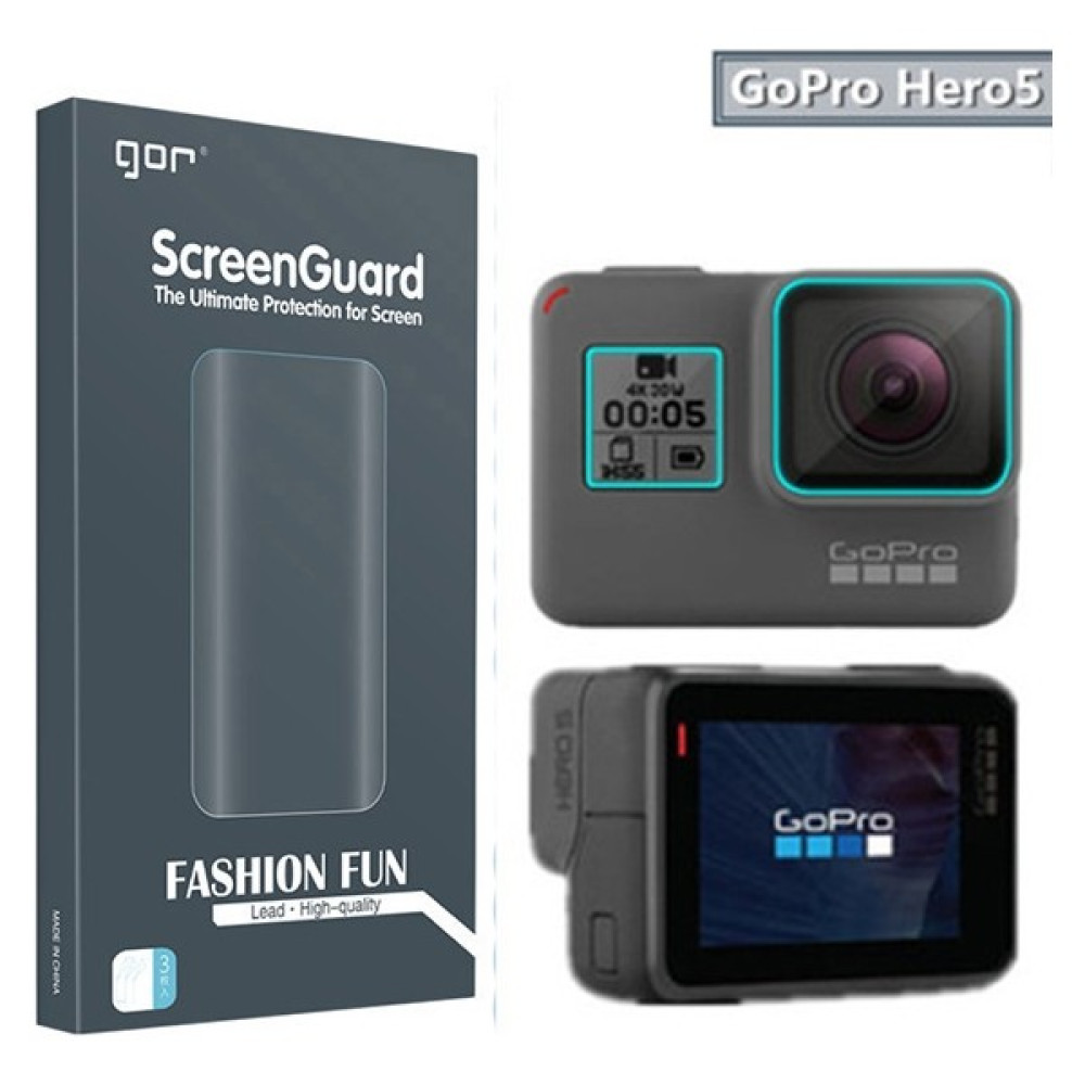 Master Cep Gor Gopro Hero 5-6-7 2in1 Darbe Emici Ekran Koruyucu - Şeffaf Aksiyon Kameralar Fiyatı