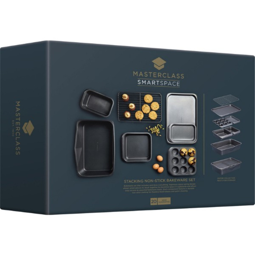 Master Class Masterclass MCSPSBAKE7PC Smart Space 7'li Pişirme Seti Tepsiler / Fırın Kapları Fiyatı
