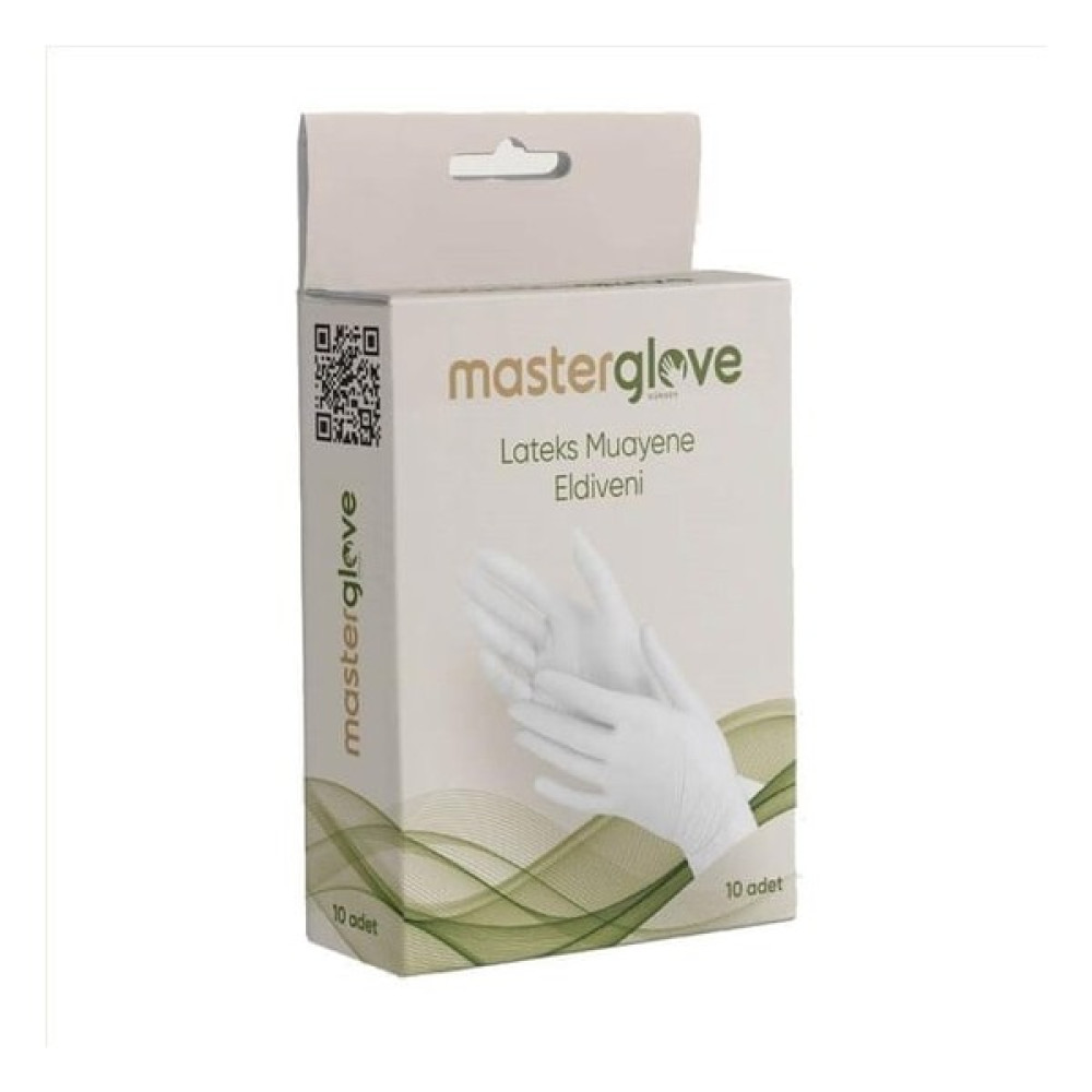 Master Glove Lateks Pudralı Muayene Eldiveni 10 Lu Paket Diğer Fiyatı