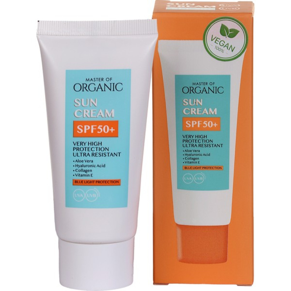 Master Of Organic Collagen Güneş Kremi Spf 50 + Pa +++ - Collagen Hyaluronic Sun Cream Kolejen 50 ml Güneş Kremleri ve Losyonları Fiyatı