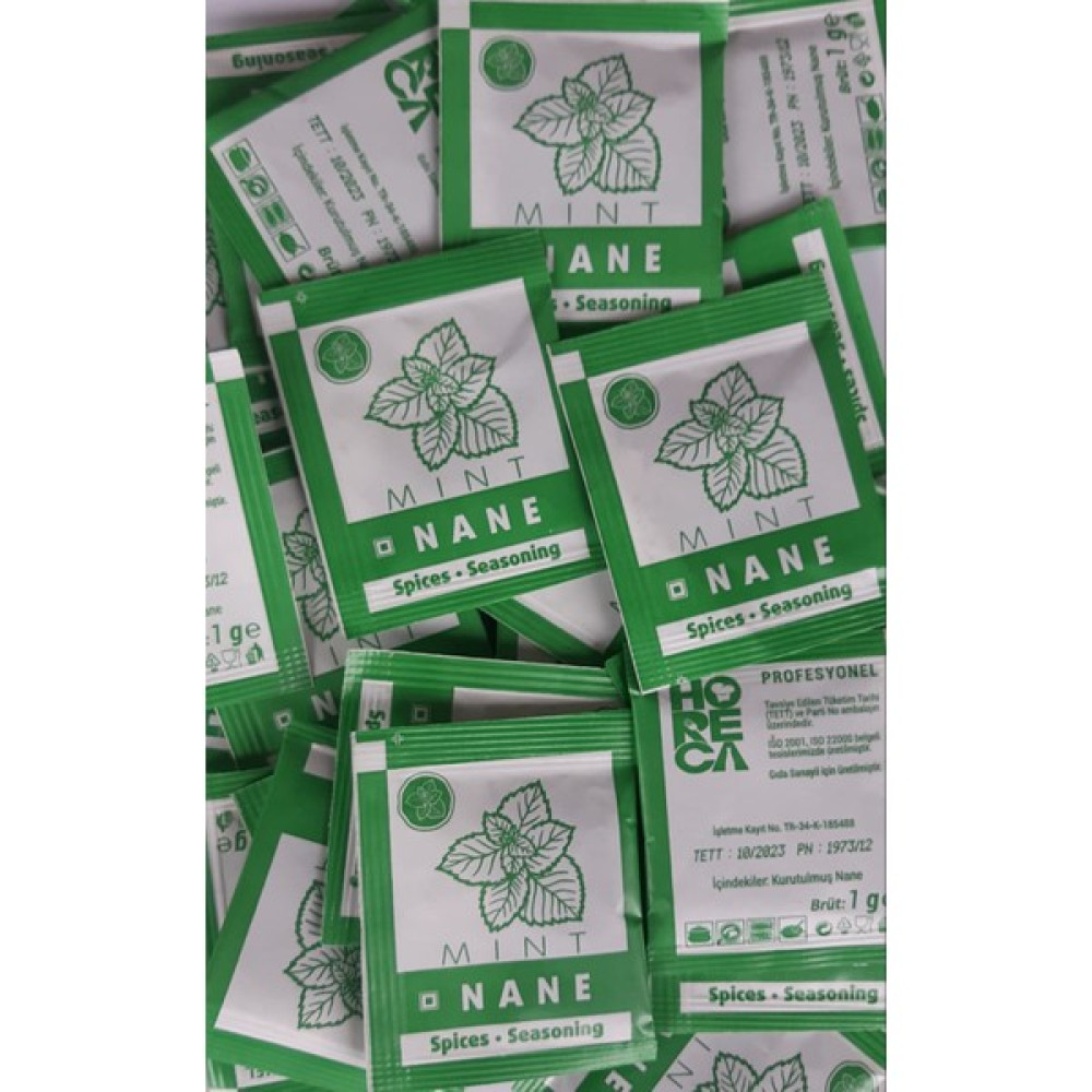 Master Pack Masterpack Tek Kullanımlık Nane 1000 Adet - 600 gr Baharat Fiyatı