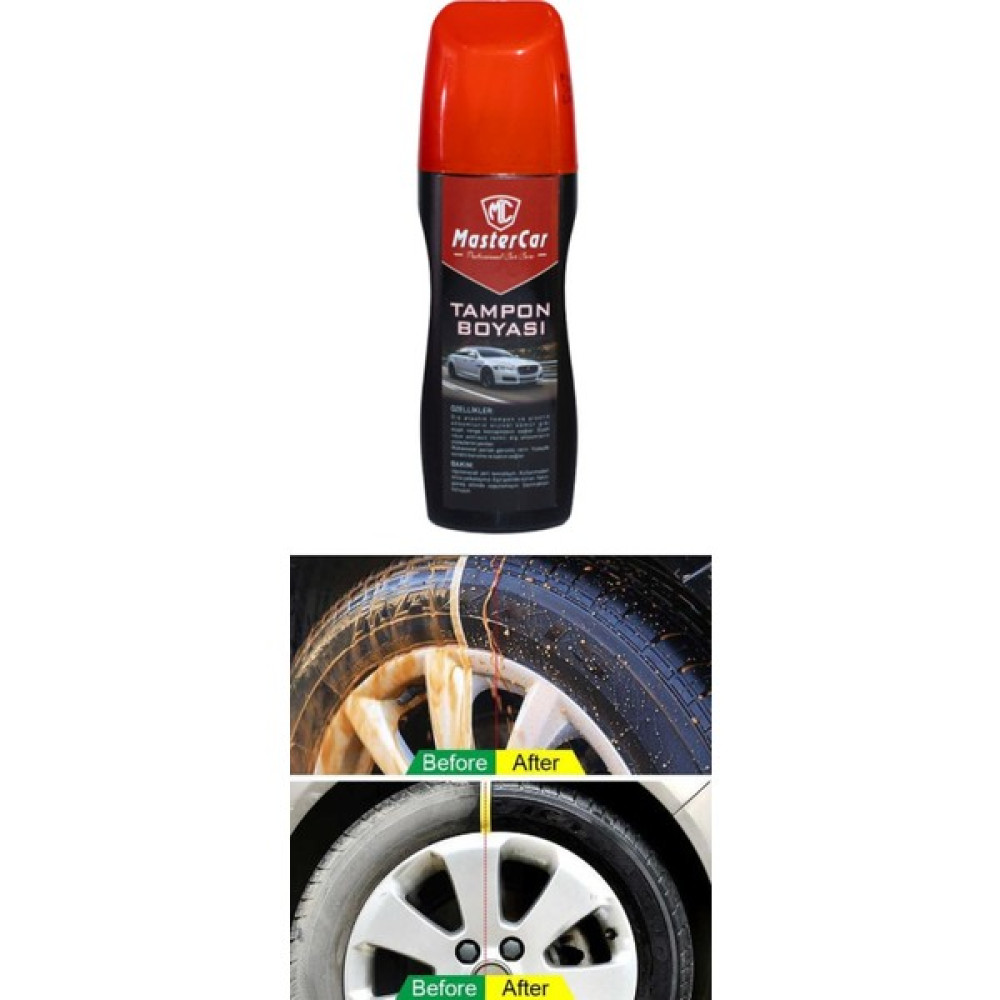 Mastercar Germany Tampon Lastik Boyası Kömür Siyahı Uzun Süre Parlaklık Lastikler Fiyatı