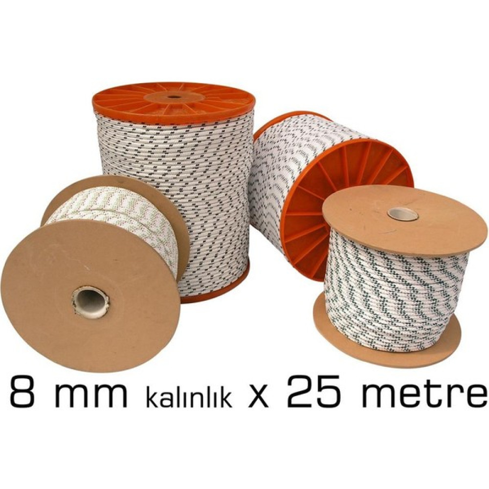 Mastercare 25 Mt İp Halat 8 Mm Kalınlık 1 Ton 091002 Trafik Malzemeleri Fiyatı