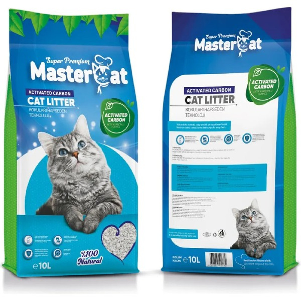 Mastercat Aktif Karbonlu Extra Koku Emici Kedi Kumu 10L Evcil Hayvan Ürünleri Fiyatı