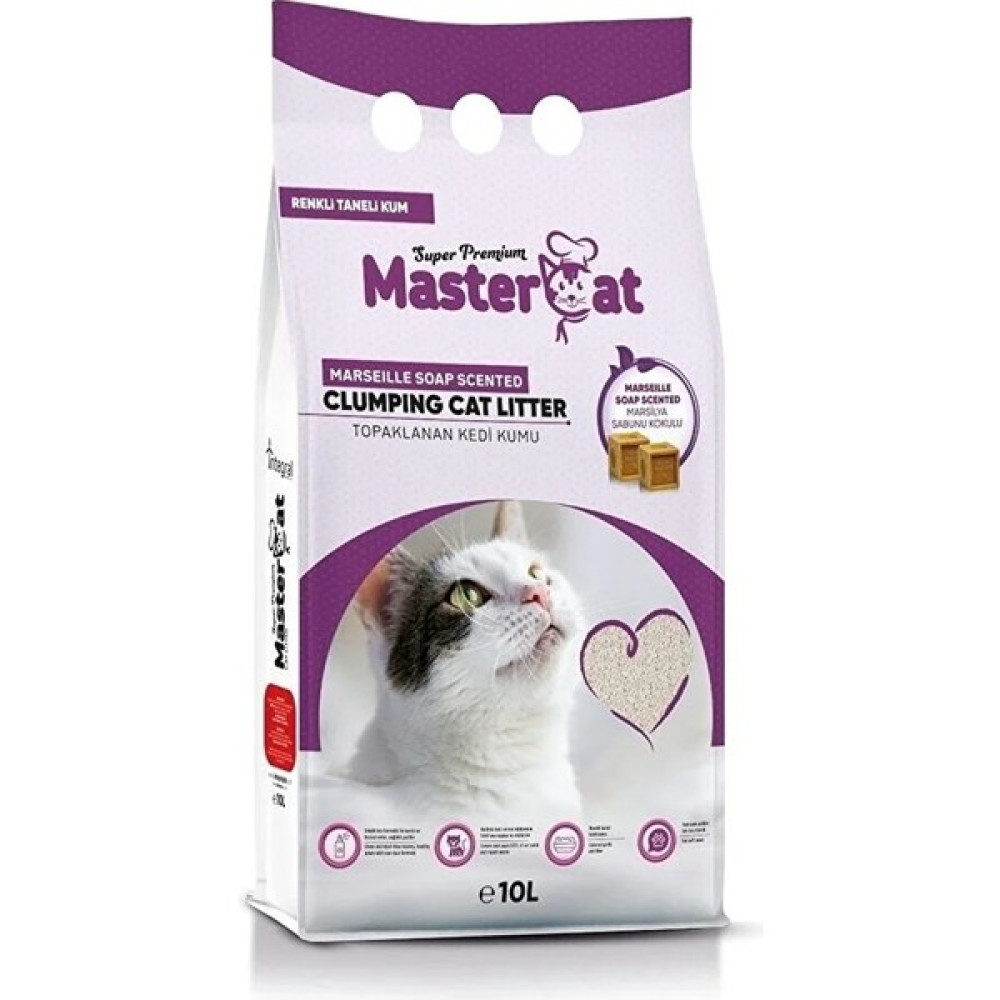 Mastercat Marsilya Sabunlu Kedi Kumu 10 Lt x 2 Adet Evcil Hayvan Ürünleri Fiyatı
