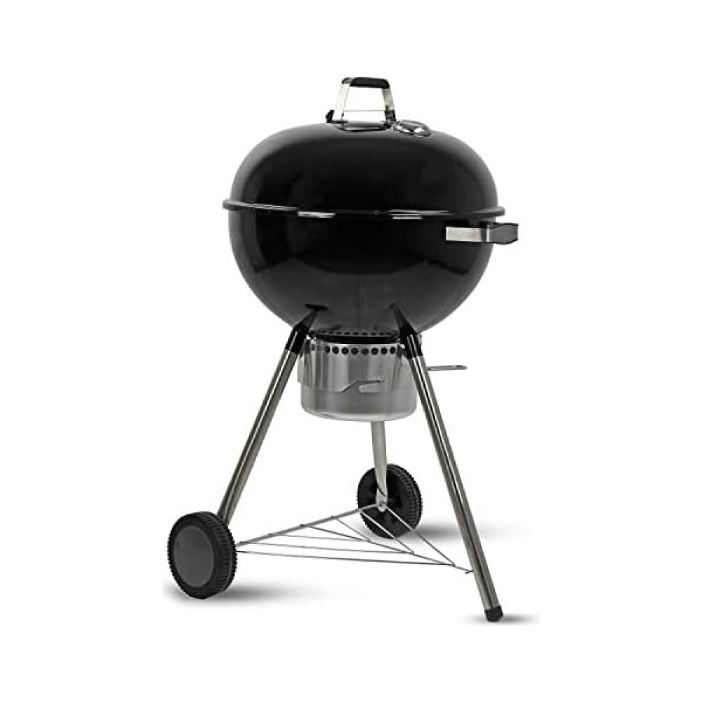 Mastercook Kömür Mangalı, Mangal Izgarası Çapı 57 Cm, Tekerlekli ve Kapaklı Mangal, Termometreli (Siyah) Bahçe Mangalı & Barbekü Fiyatı