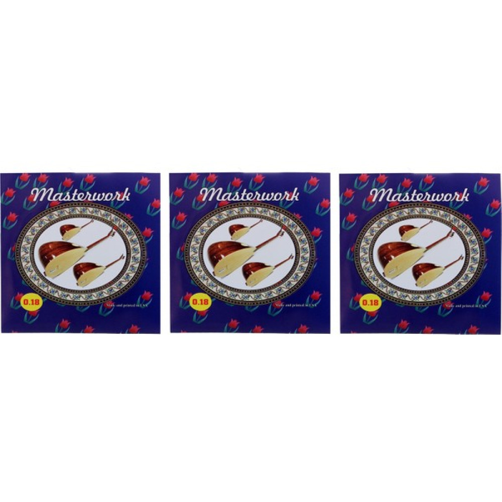 Masterwork 0.18 3 Takım Kısa Sap Bağlama Teli + 10 Adet Tezene Müzik Aleti Aksesuarları Fiyatı