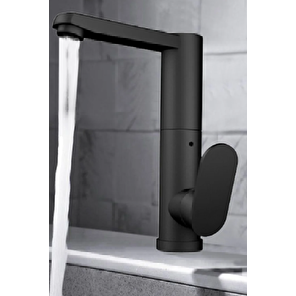 Mat Banyo Lavabo Bataryası 360 Derece Yuvarlak Siyah Bataryalar Fiyatı
