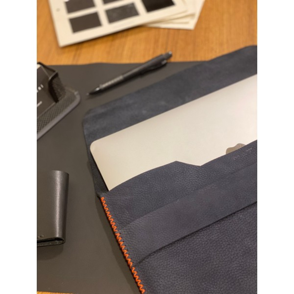 MAT DERİ Macbook Lacivert 13 Inç Pro ve Air Uyumlu Nubuk Deri Kılıf - 13/13.3 INÇ Dizüstü Bilgisayar Aksesuarları Fiyatı