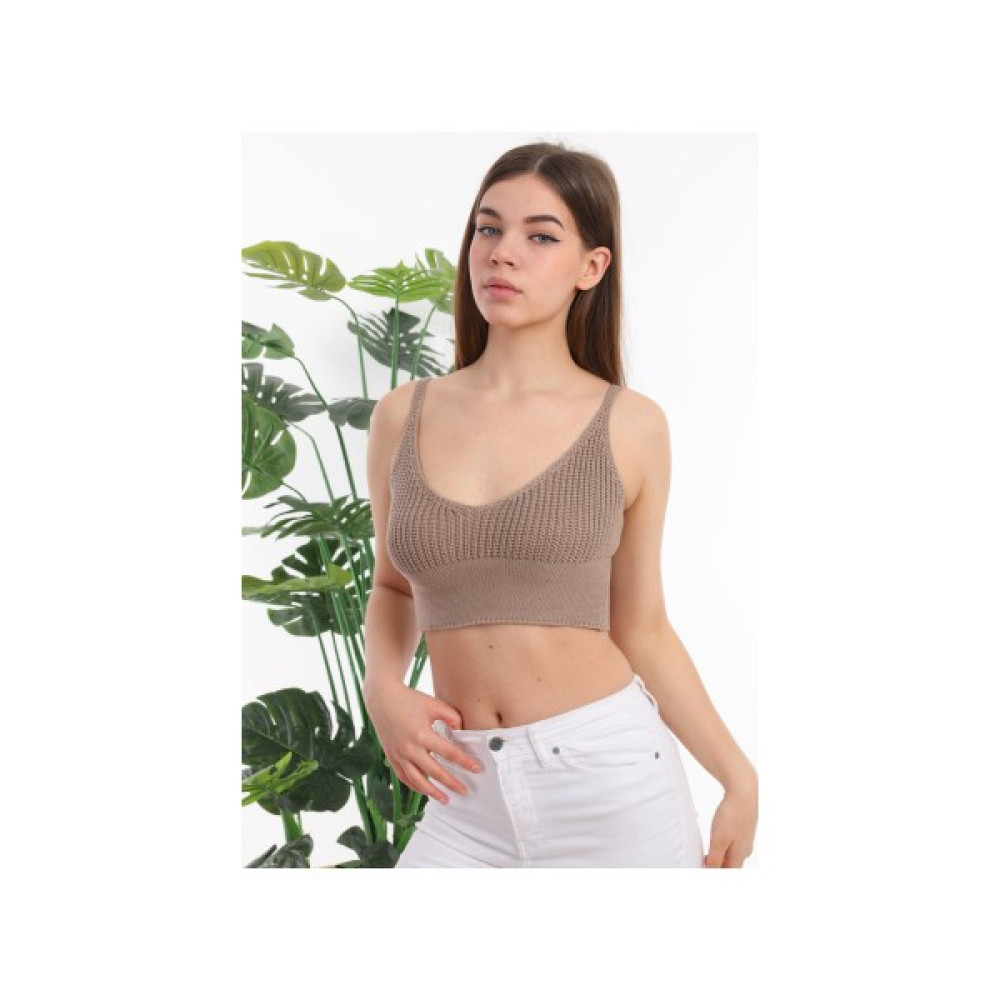 Mat Triko Büstiyer MT22110 Bluz Fiyatı