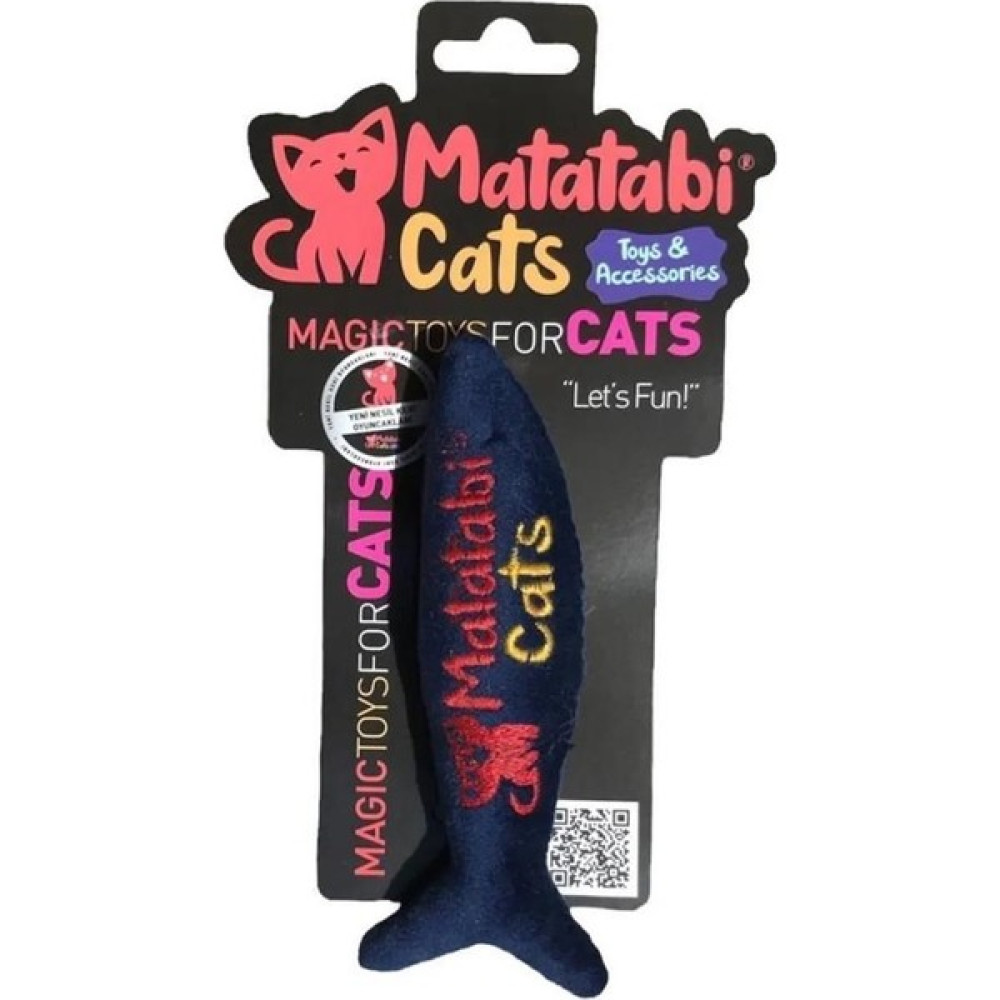 Matatabi Cats Fishy Sesli Peluş Kedi Oyuncağı 13,5 cm - Matatabi Içerikli (Kedi Otu/nanesi Içermez) Evcil Hayvan Ürünleri Fiyatı