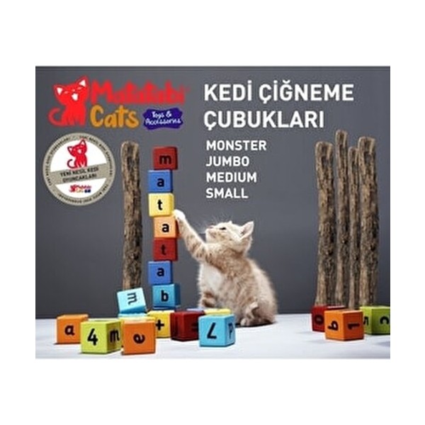 Matatabi Cats Matatabi Stick 1 Adet Doğal Kedi Oyuncağı Çiğneme Çubuğu - Kahverengi Evcil Hayvan Ürünleri Fiyatı