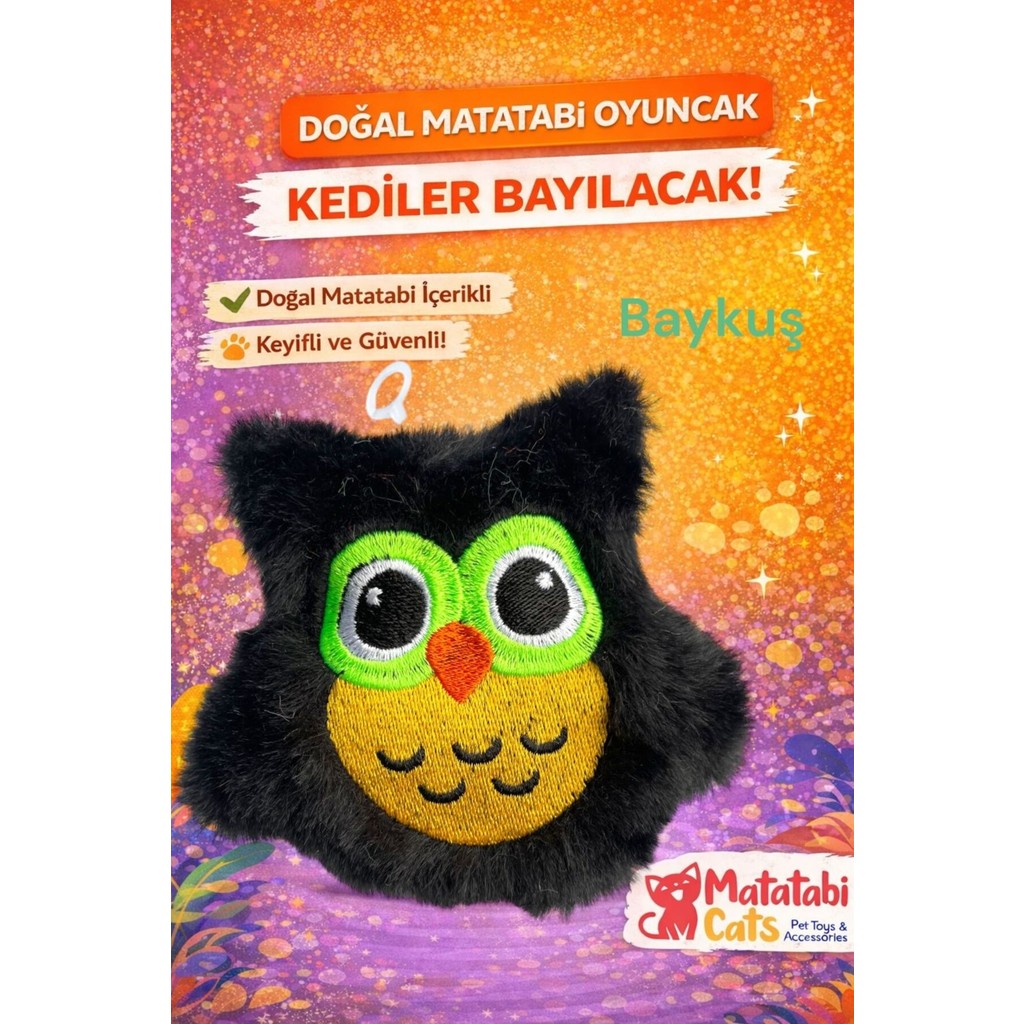 Matatabi Cats Owl Peluş Kedi Oyuncağı – Matatabi Içerikli, Dayanıklı, Kediler Için Eğlenceli Oyuncak Anne Bebek Oyuncak Fiyatı