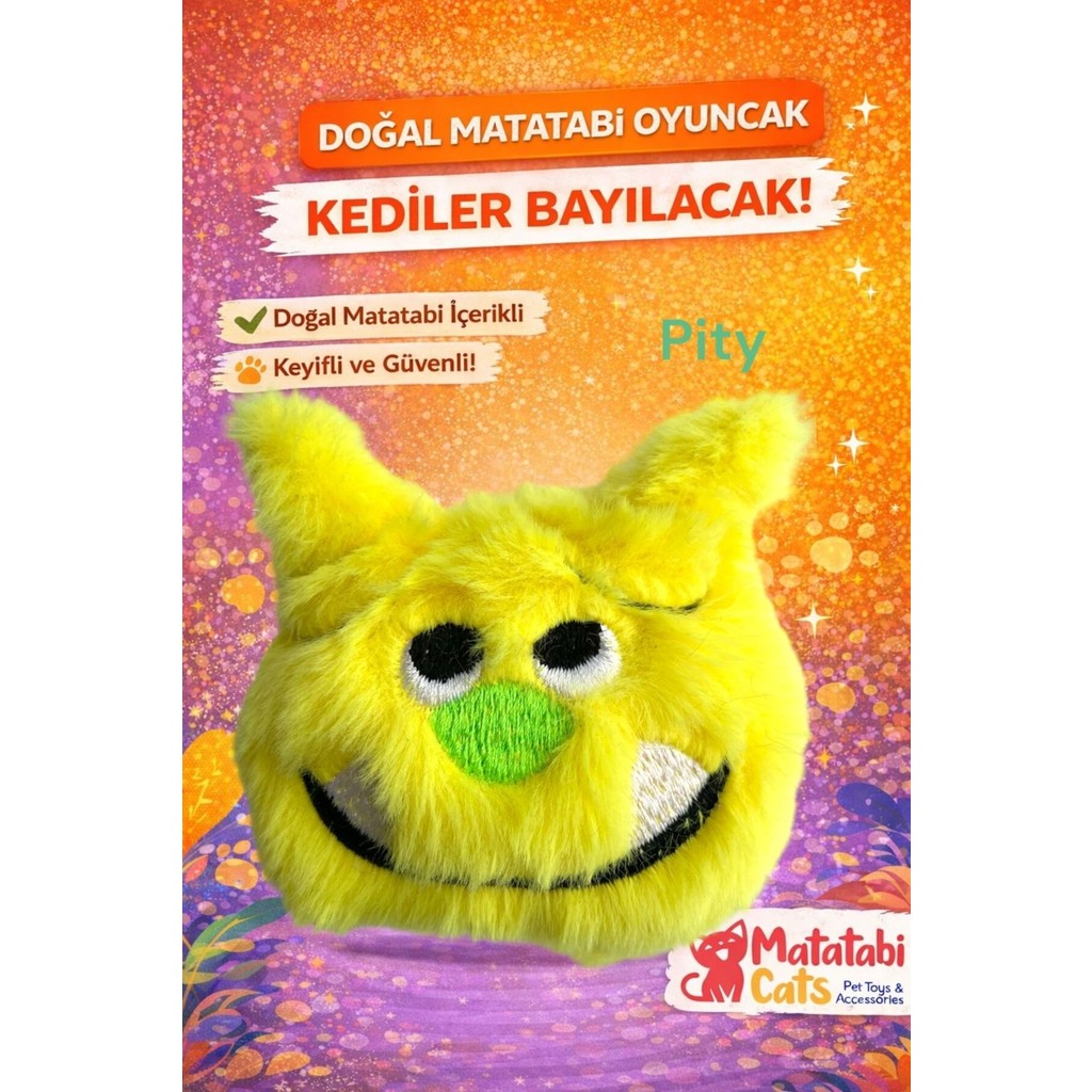 Matatabi Cats Pity Peluş Kedi Oyuncağı–matatabi Içerikli, Dayanıklı, Kediler Için Eğlenceli Oyuncak Anne Bebek Oyuncak Fiyatı