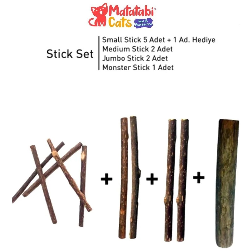 Matatabi Cats Stick Paketi Doğal Kedi Çiğneme Çubuğu, Kedi Oyuncağı 10 Stick Evcil Hayvan Ürünleri Fiyatı