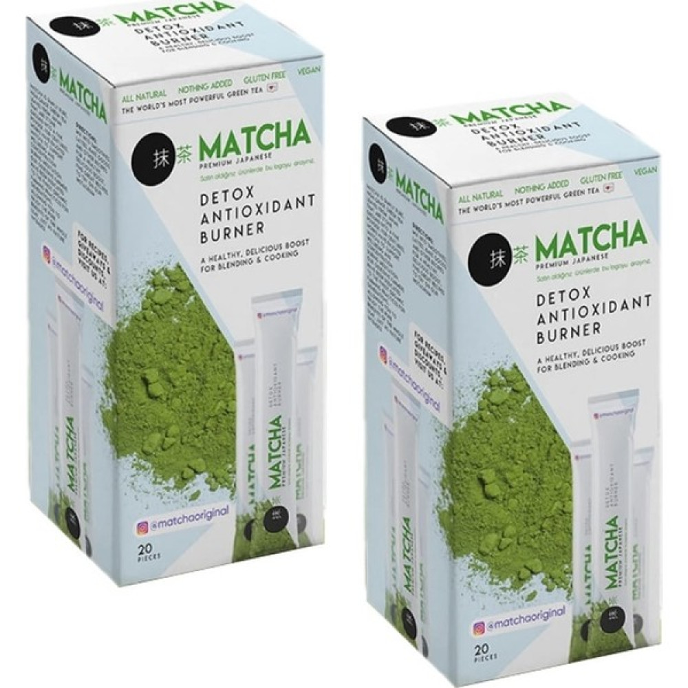Matcha Maça Çayı Premium 20 Poşet x 2 Kutu 20 Günlük - 40 x 8 GR Çay Fiyatı