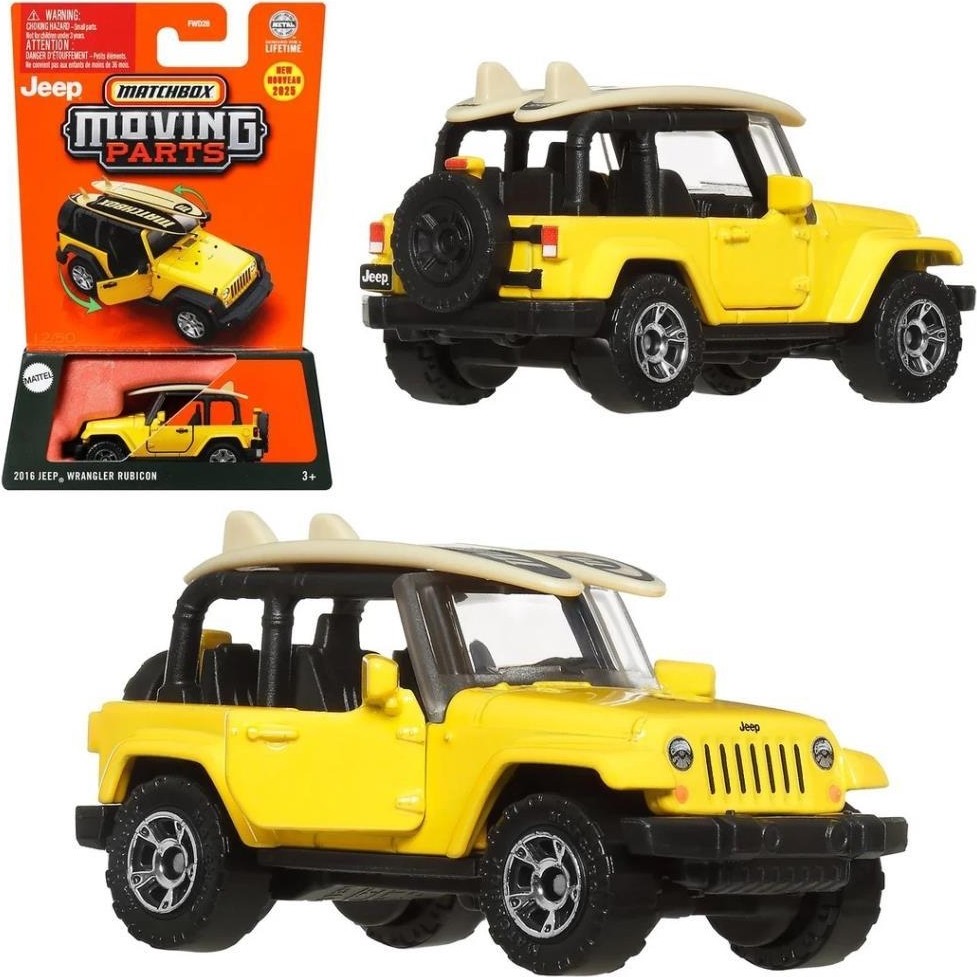 Matchbox 2025 1:64 Arabalar 2016 Jeep Wrangler Rubıcon JBW74 - 8 cm SSD / Solid State Drive Fiyatı