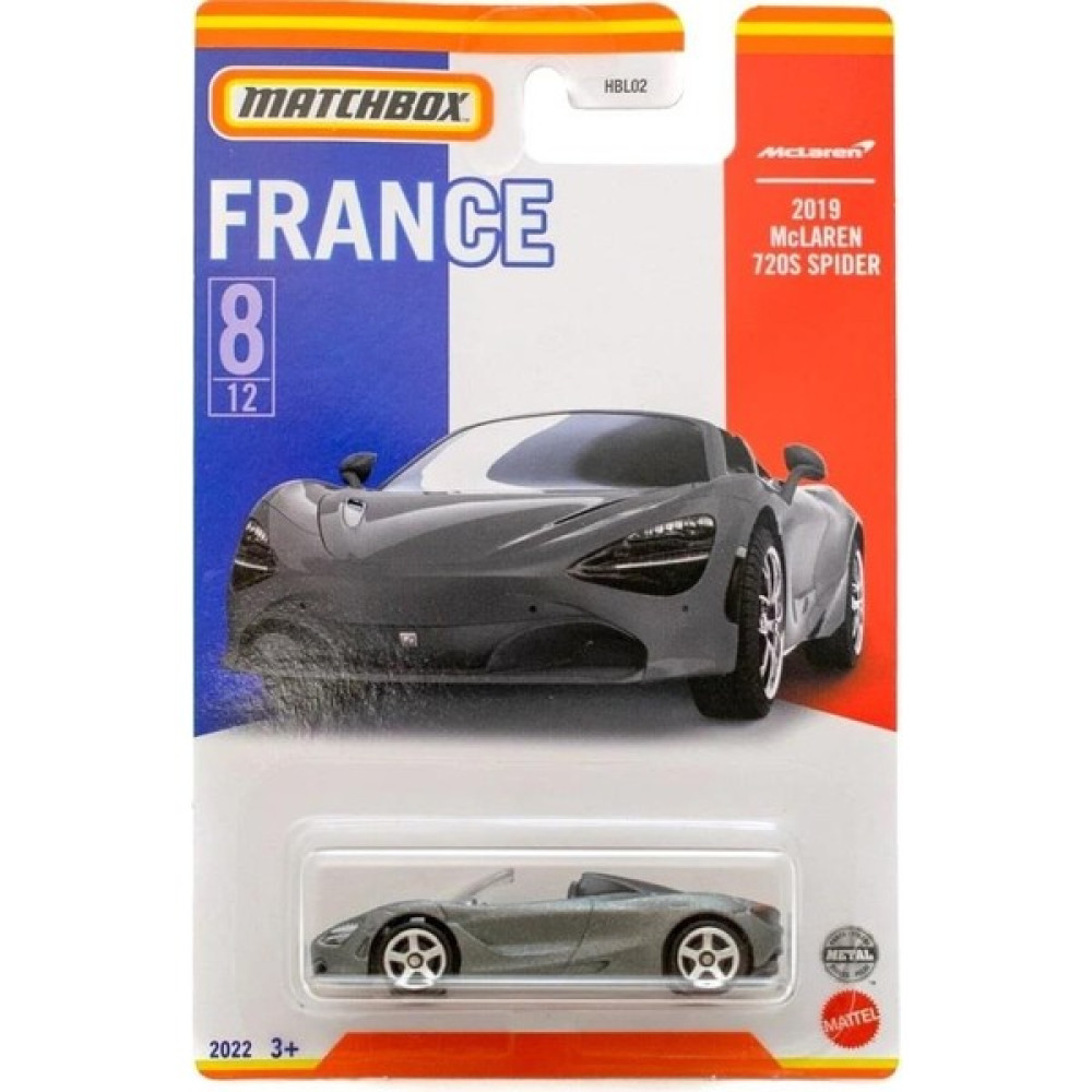 Matchbox Fransa Araçları Serisi 2019 Mclaren 720S Spıder HFH75 Oyuncak Araç Fiyatı