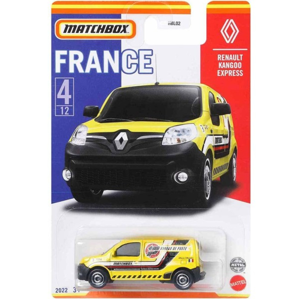 Matchbox Fransa Araçları Serisi HBL02 - 1/64 Renault Kango Express - Sarı Oyun & Hobi Fiyatı