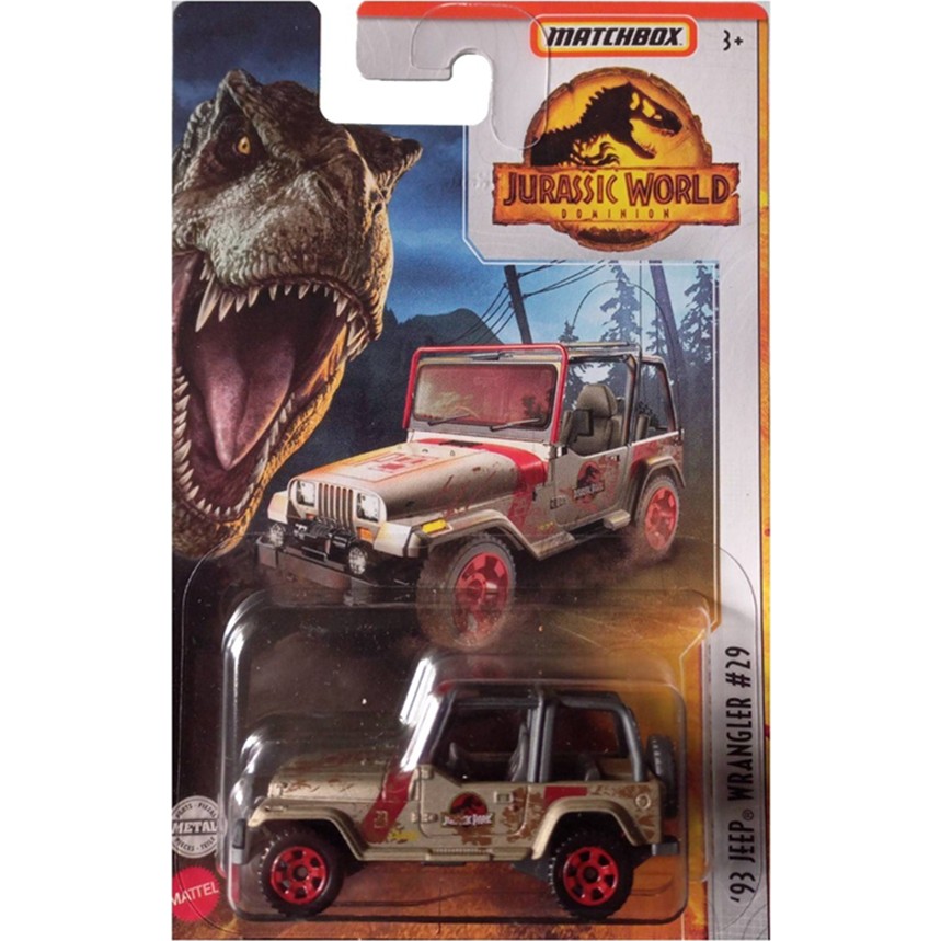 Matchbox Jurassic World Tekli Araçlar FMW90 HBH07 93 Jeep Wrangler Oyuncak Araç Fiyatı