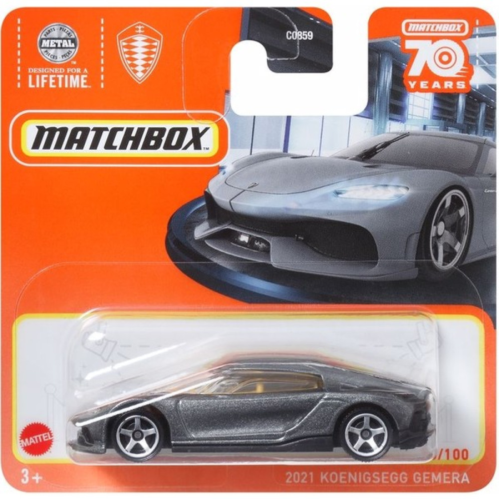 Matchbox Tekli Arabalar 2021 Koenigsegg HLC62 - Renkli Oyuncak Araç Fiyatı