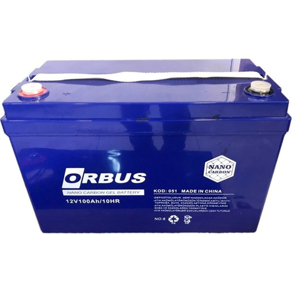 Matech Store Orbus 12 V 100 A Solar Jel Akü Akü Fiyatı