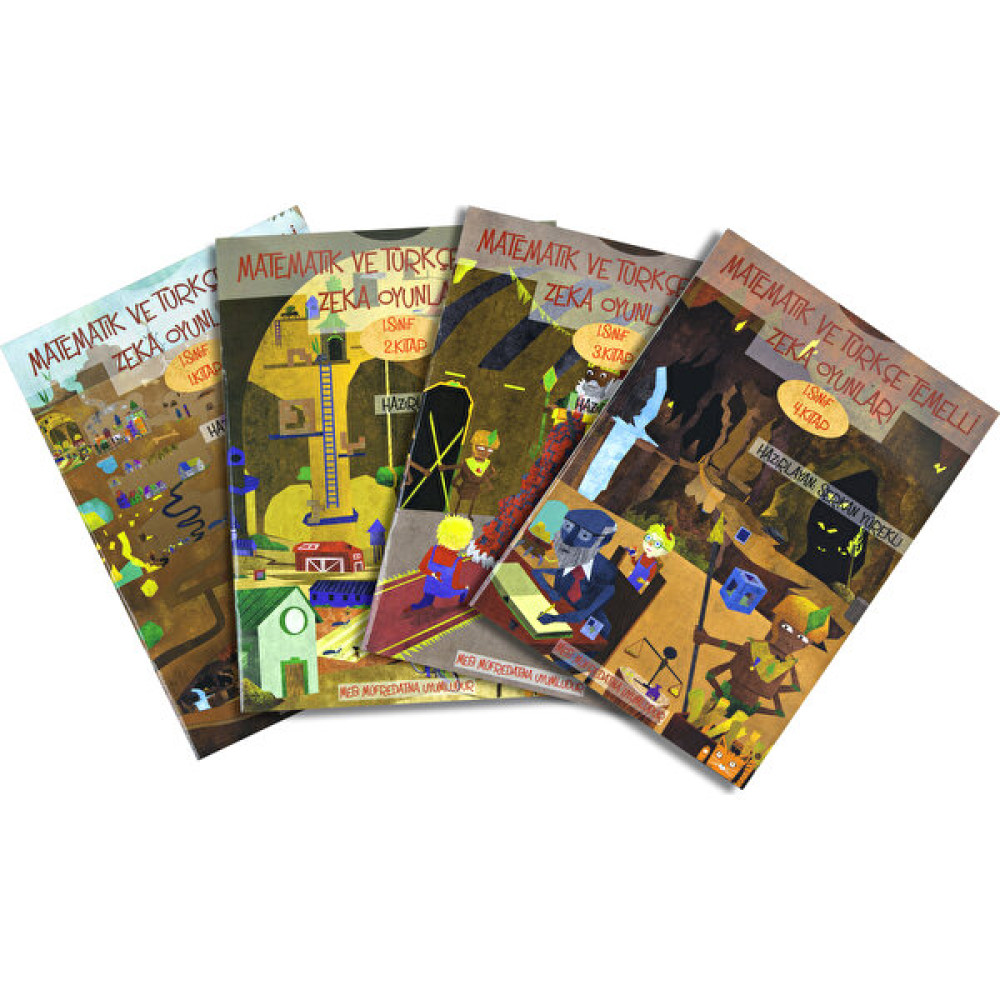 Matematik ve Türkçe Temelli Zeka Oyunları 1. Sınıf - Serkan Yürekli Zihinsel Gelişim Kitapları Fiyatı