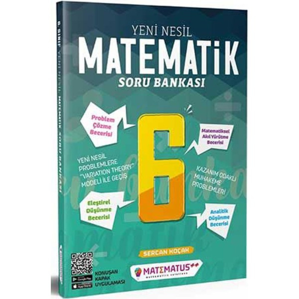 Matematus Yayınları 6. Sınıf Matematik Yeni Nesil Soru Bankası Kaynak Kitapları Fiyatı