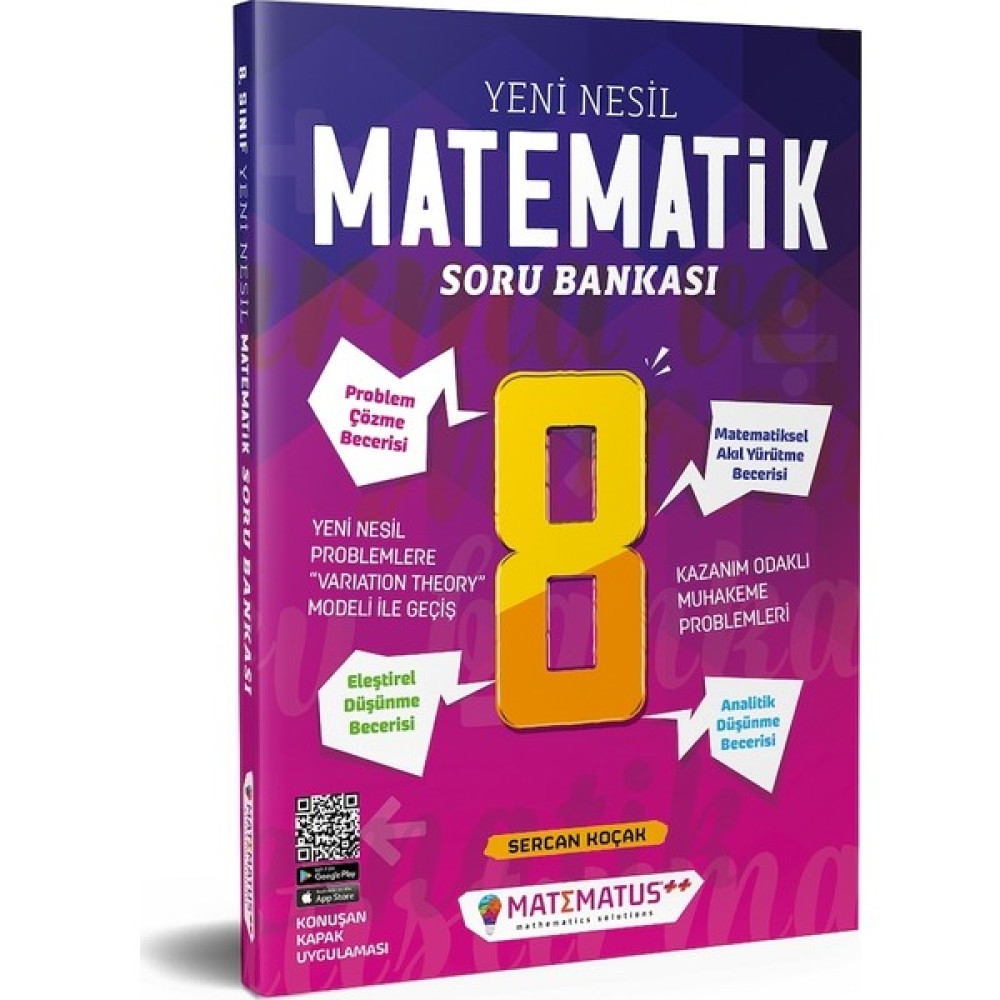 Matematus Yayınları 8. Sınıf Yeni Nesil Matematik Soru Bankası Ders Sınav Kitapları Fiyatı