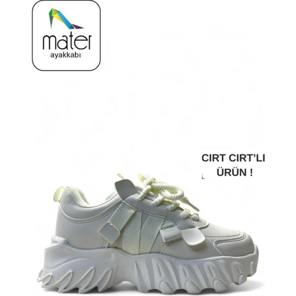 Mater Ayakkabı Cool Verom Bağcık Görünümlü Cırt Cırtlı Sneaker Ortopedik Çocuk Sneaker Kız Çocuk Günlük Ayakkabısı Fiyatı