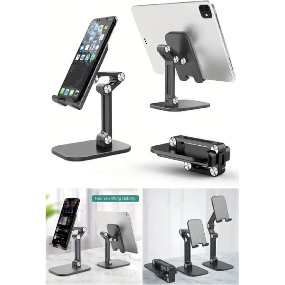 Matesstore Kademeli Katlanabilir Masaüstü Telefon Standı Tablet Standı Taşınabilir Telefon Şarj Stant Tablet Aksesuarı Fiyatı