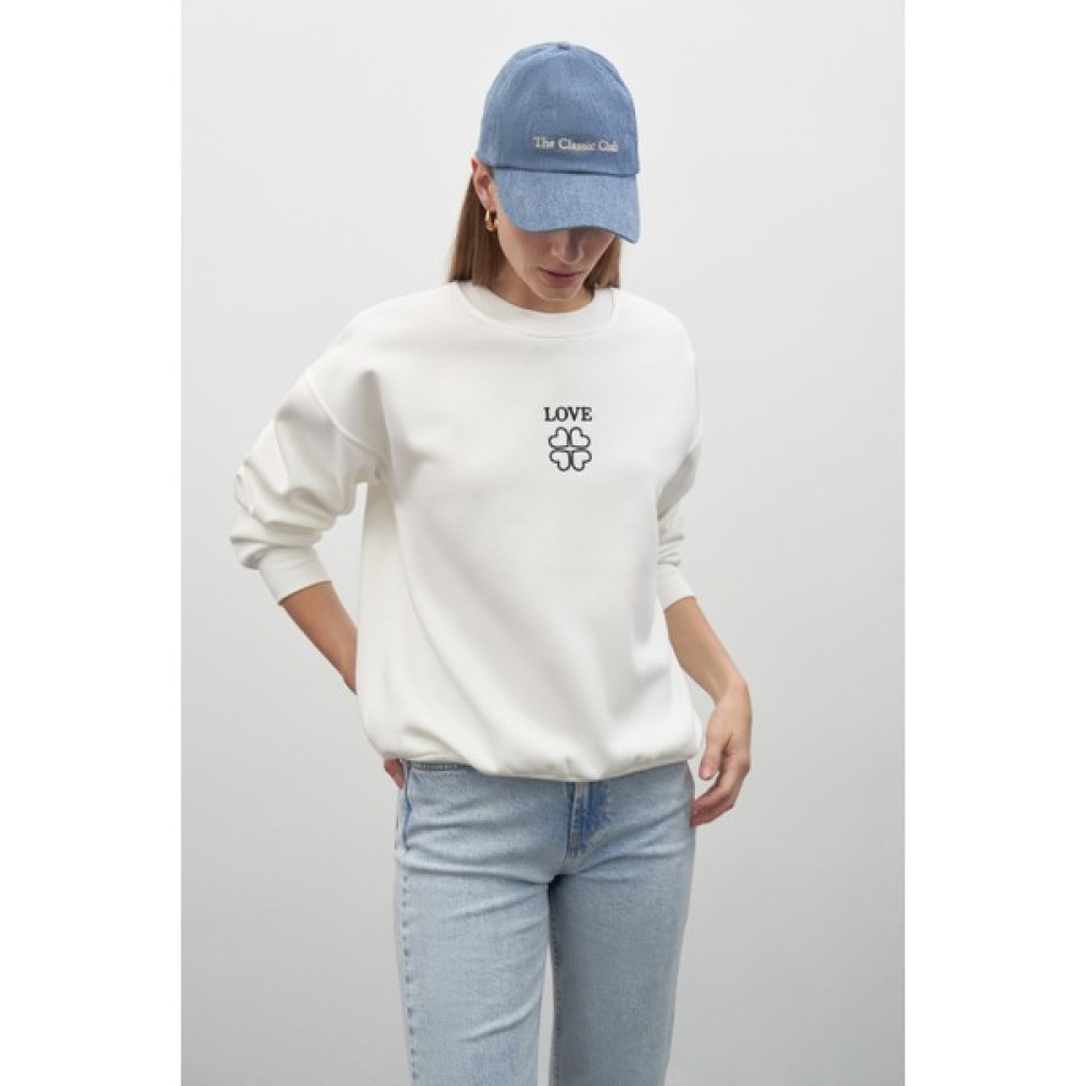 Mathilda By Çiğdem Bilici Basic Oversize Sweatshirt Bayan Sweatshirt Fiyatı