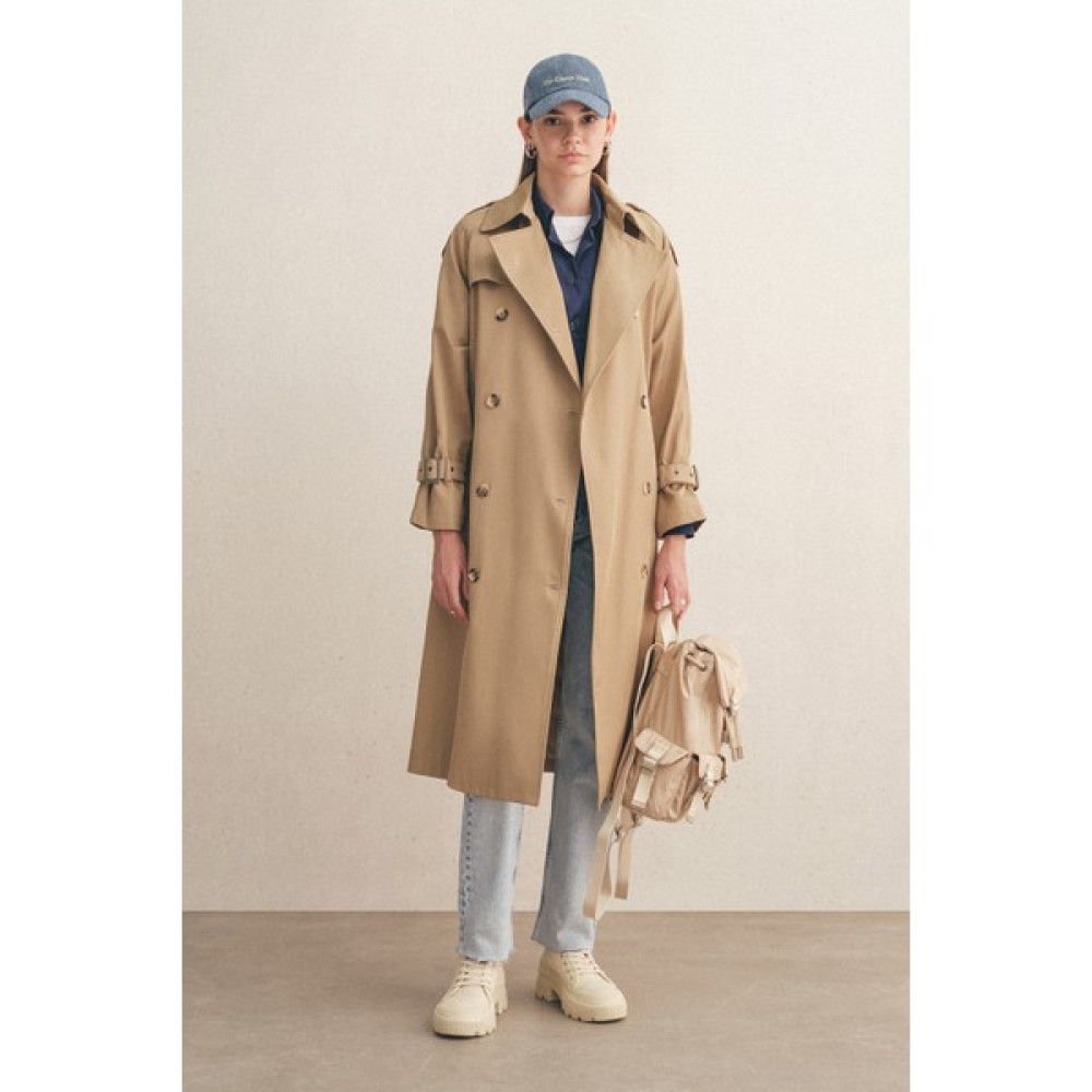 Mathilda By Çiğdem Bilici Camel Limited Edition Oversize Trençkot Kadın Trençkot Fiyatı