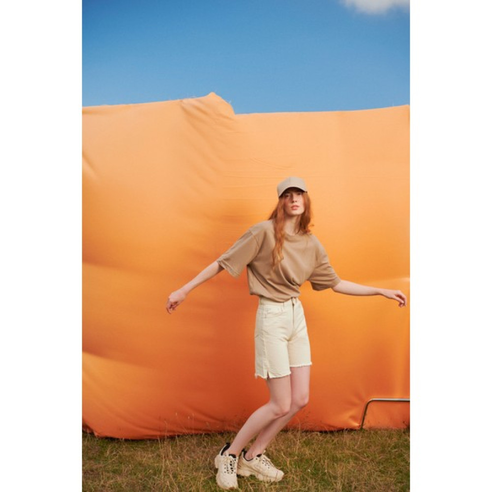 Mathilda Store Store Bej Denim Şort Bayan Şort Fiyatı