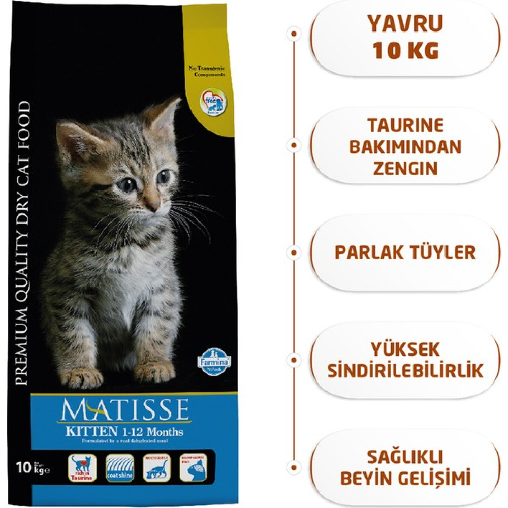 Matisse Kitten Kuru 10 Kg Yavru Kedi Maması Evcil Hayvan Ürünleri Fiyatı