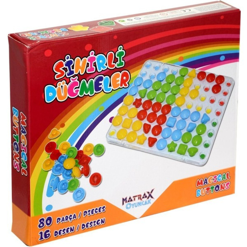 Matrax 037 Matrax, Sihirli Düğmele - Magical Buttons Eğitici Oyuncak Fiyatı