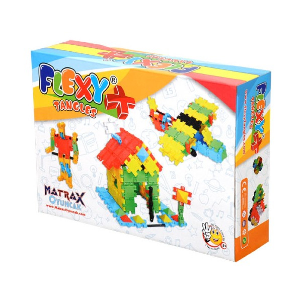 Matrax Oyuncak 129 Parça Flexy Tangles® - K. Kutuda Legolar ( Yapım Oyuncakları ) Fiyatı