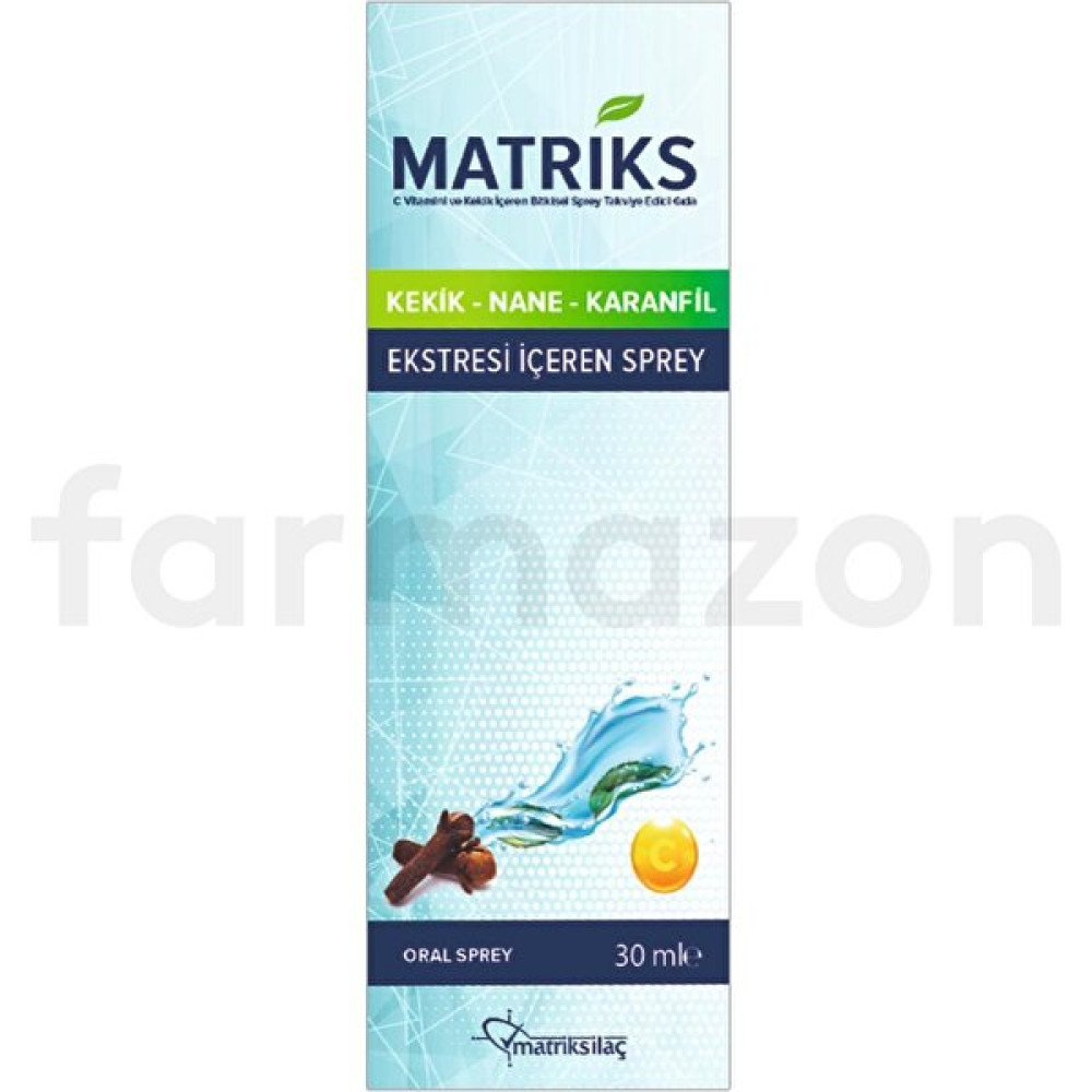 Matriks Kekik Ekstresi Oral Sprey 30 ml Diğer Spor Ürünleri Fiyatı