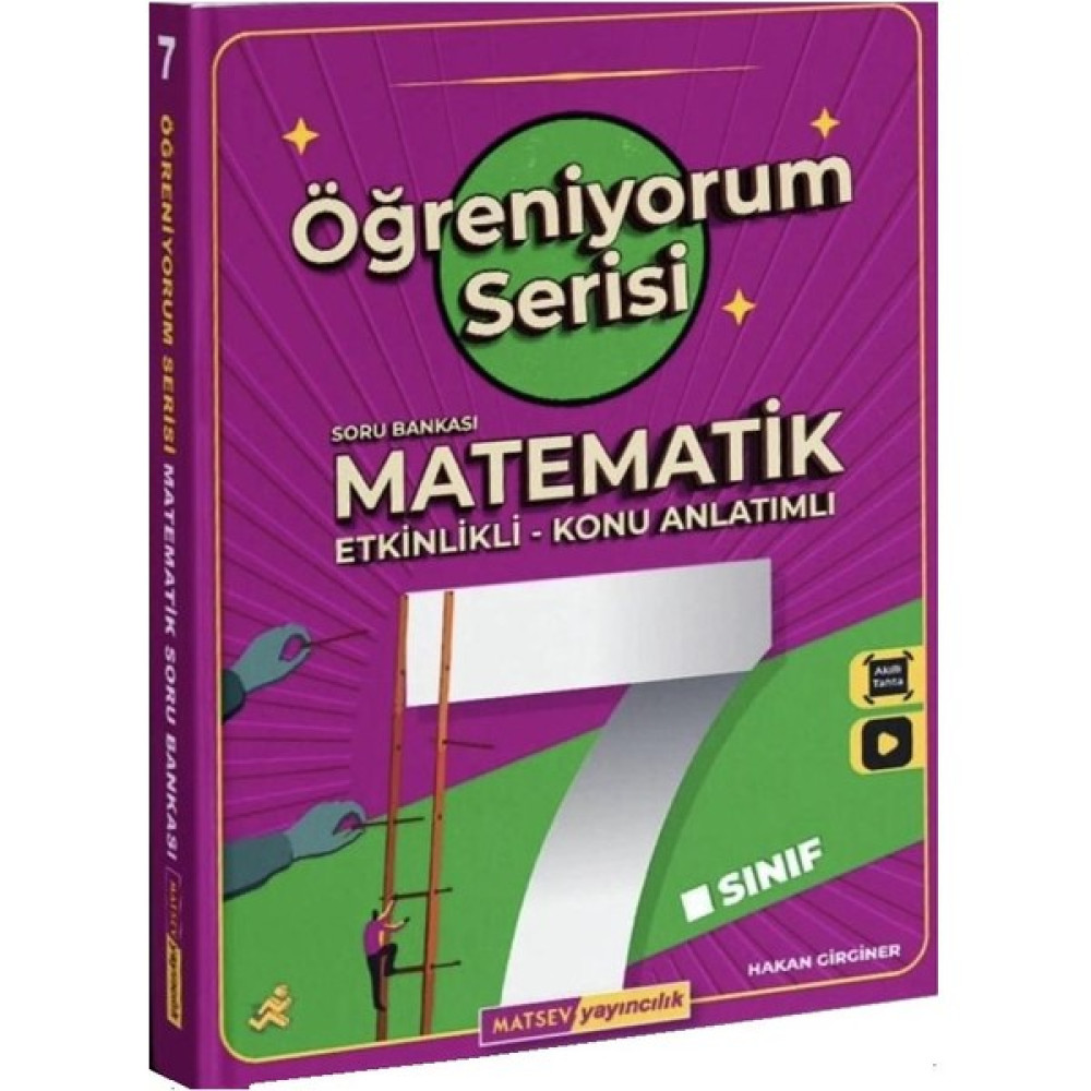 Matsev Yayınları 7.sınıf Öğreniyorum Serisi Matematik Güncel - genel Kaynak Kitapları Fiyatı