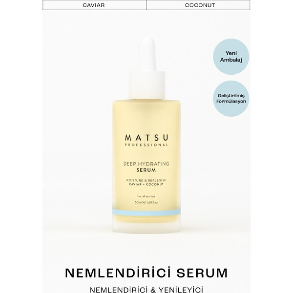 Matsu Deep Hydrating Kuru Saçlar Için Yoğun Nem Serumu 50 Ml Saç Bakım Maskeleri & Serumlar & Spreyler Fiyatı