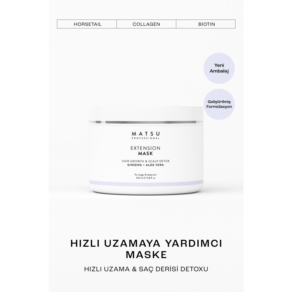 MATSU Extension Hızlı Saç Uzatmaya Yardımcı Saç Derisi Bakım Maskesi Saç Bakım Maskeleri & Serumlar & Spreyler Fiyatı