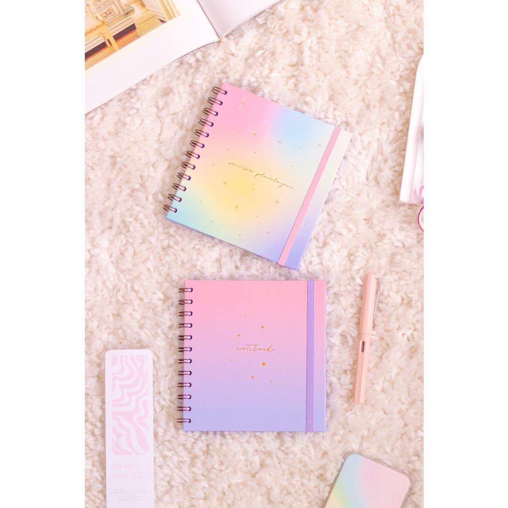 Matt Notebook 15x15 Cm Kare 2li Set Spiralli Süresiz Planlayıcı Ajanda Ve Defter Gökkuşağı Ajanda Fiyatı