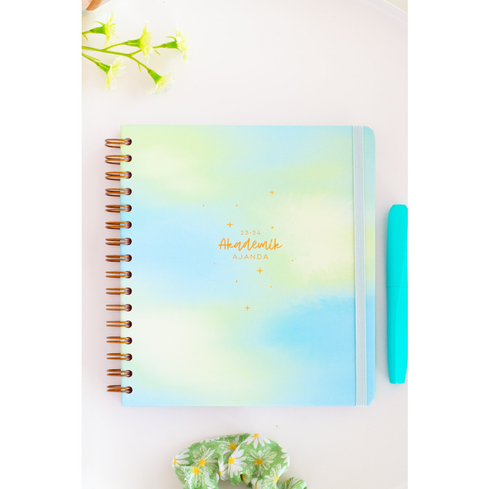 Matt Notebook 2023-2024 Akademik Kare Ajanda - 17 Aylık Ajanda Fiyatı