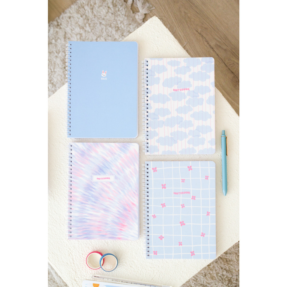 Matt Notebook A5 Spiralli Okul Defteri 80 yaprak 4lü Set - Çizgili Defter Fiyatı