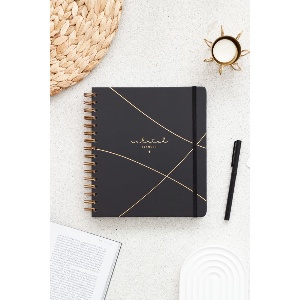 Matt Notebook Süresiz Planlayıcı Kare Ajanda Siyah Ajanda Fiyatı