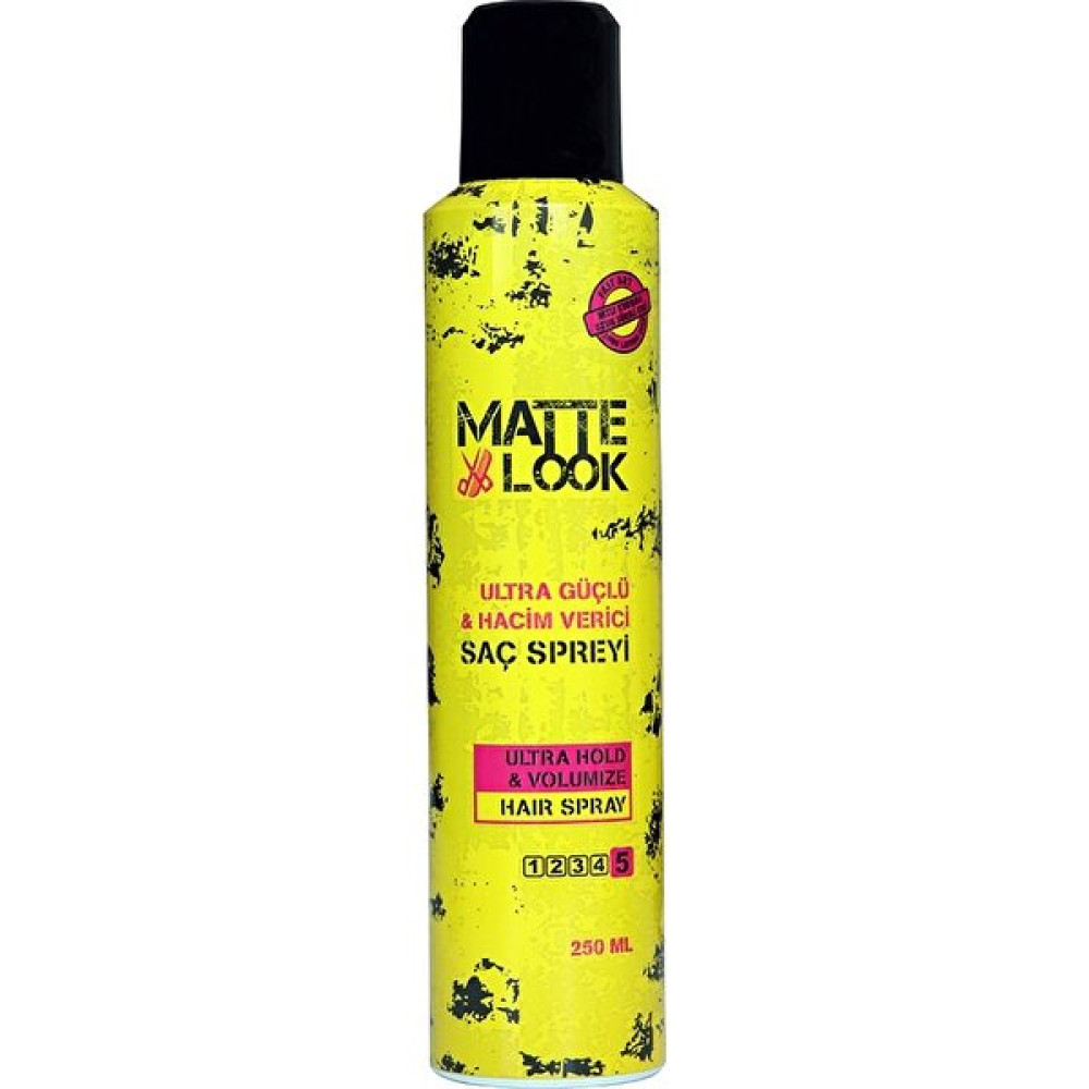 Matte Look Ultra Güçlü Saç Spreyi 250 ML Saç Şekillendirici Sprey Fiyatı