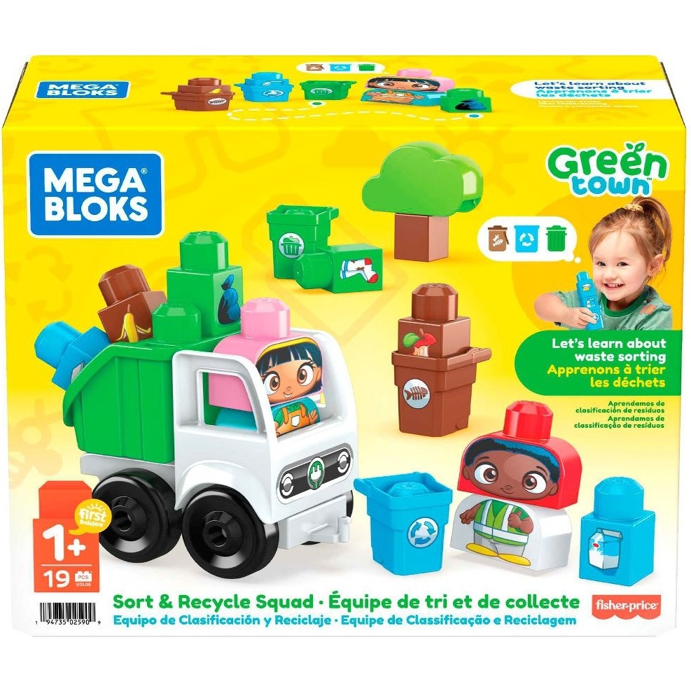 Mattel HDL06 Mega Bloks, Doğa Dostu Arkadaşlar Seti, 19 Parça,+1 Yaş Diğer Fiyatı
